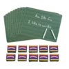 Discount School Supply®10 Mini Chalkboards & 10 Chunky Erasers