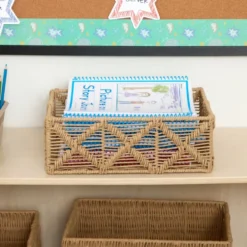 Discount School Supply® Paper Rope Rectangle Basket
