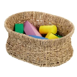 Discount School Supply® Seagrass Oval Basket - Set of 3
