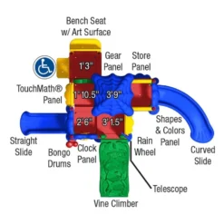Discovery Range w/ Anchor Bolts - Playful