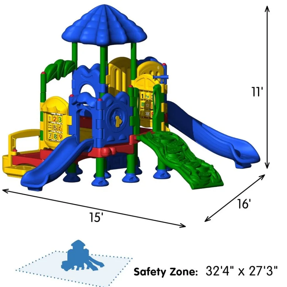 Discovery Range w/ Anchor Bolts - Playful