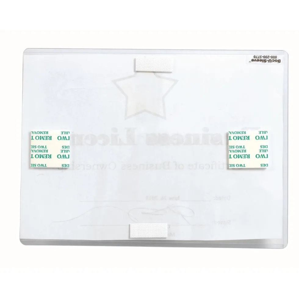 DocU-Sleeves Wall-Mount Document Display 5" x 7"