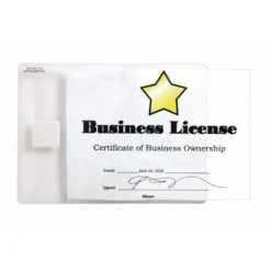 DocU-Sleeves Wall-Mount Document Display 5" x 7"