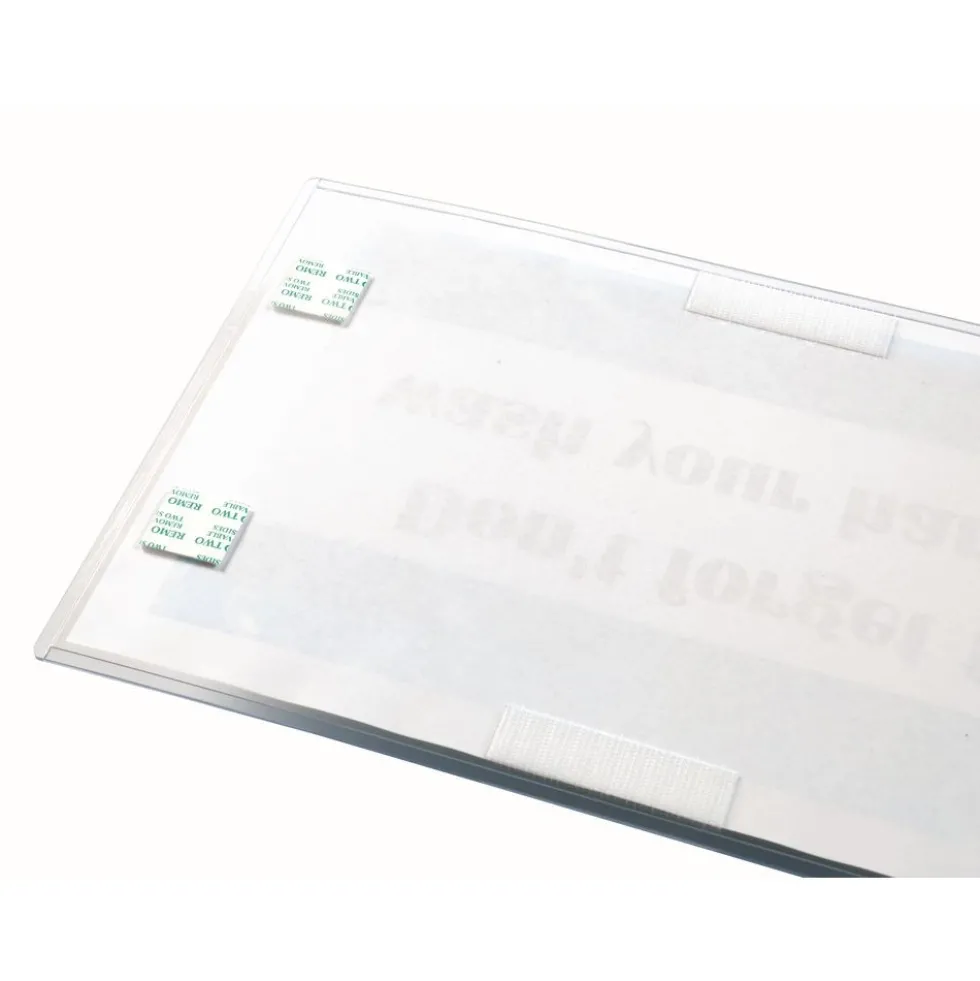 DocU-Sleeves 8-1/2" x 14" Wall-Mount Document Display - Set of 10