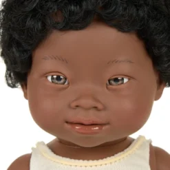 Down Syndrome 15" Doll African Boy