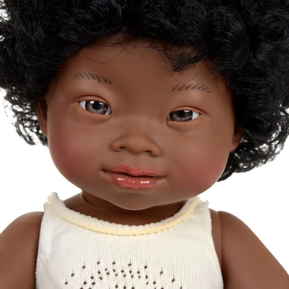 Down Syndrome 15" Doll African Girl
