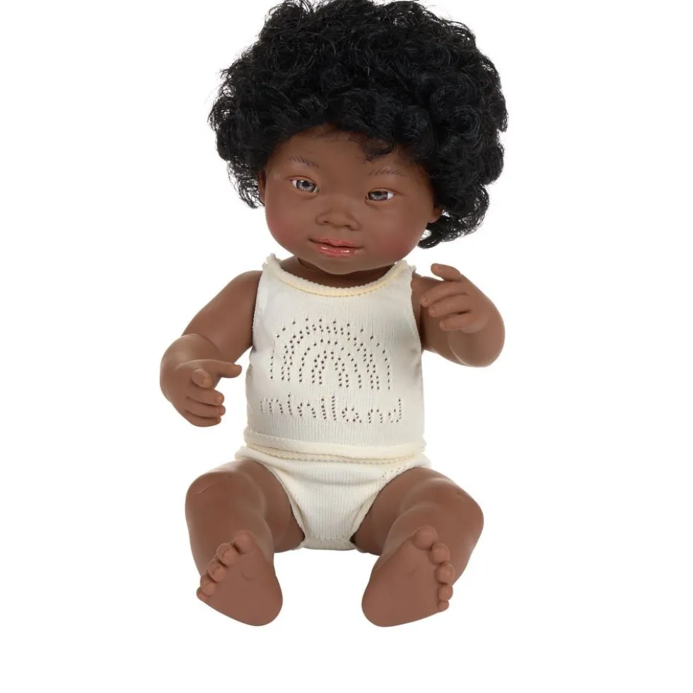Down Syndrome 15" Doll African Girl