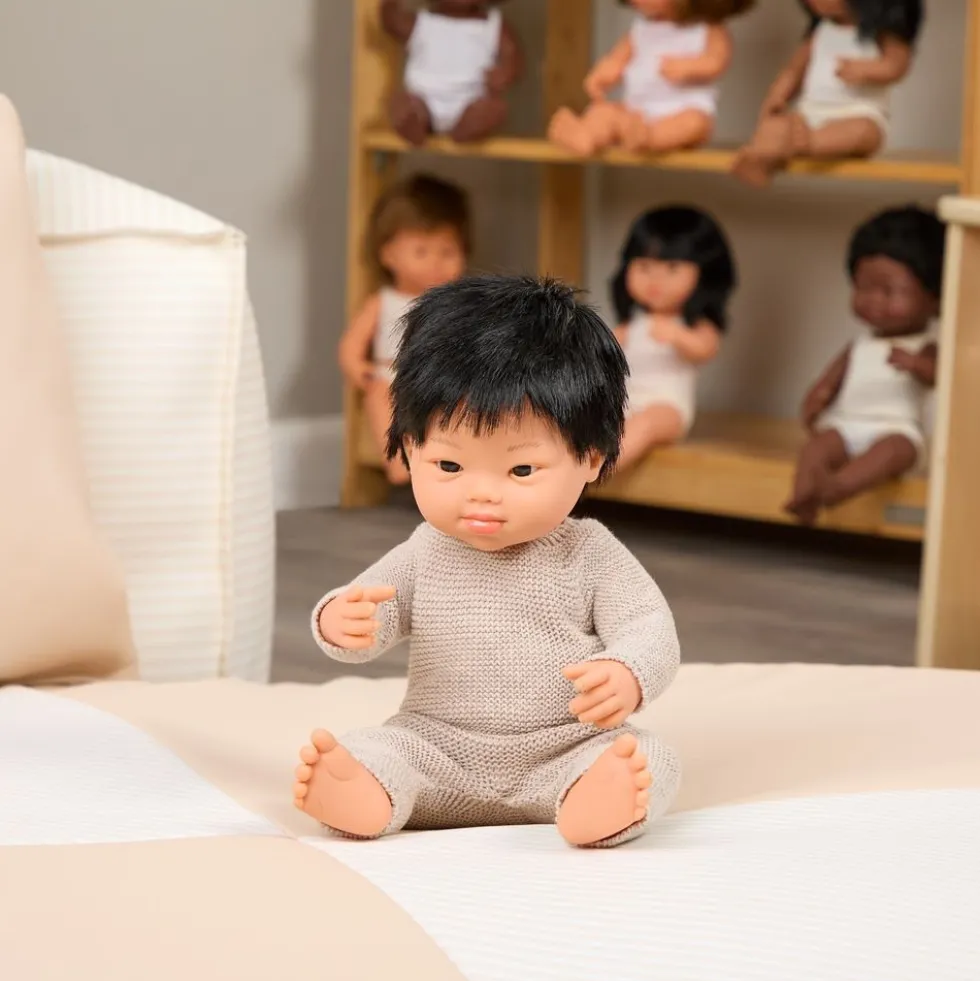 Down Syndrome 15" Doll Asian Boy