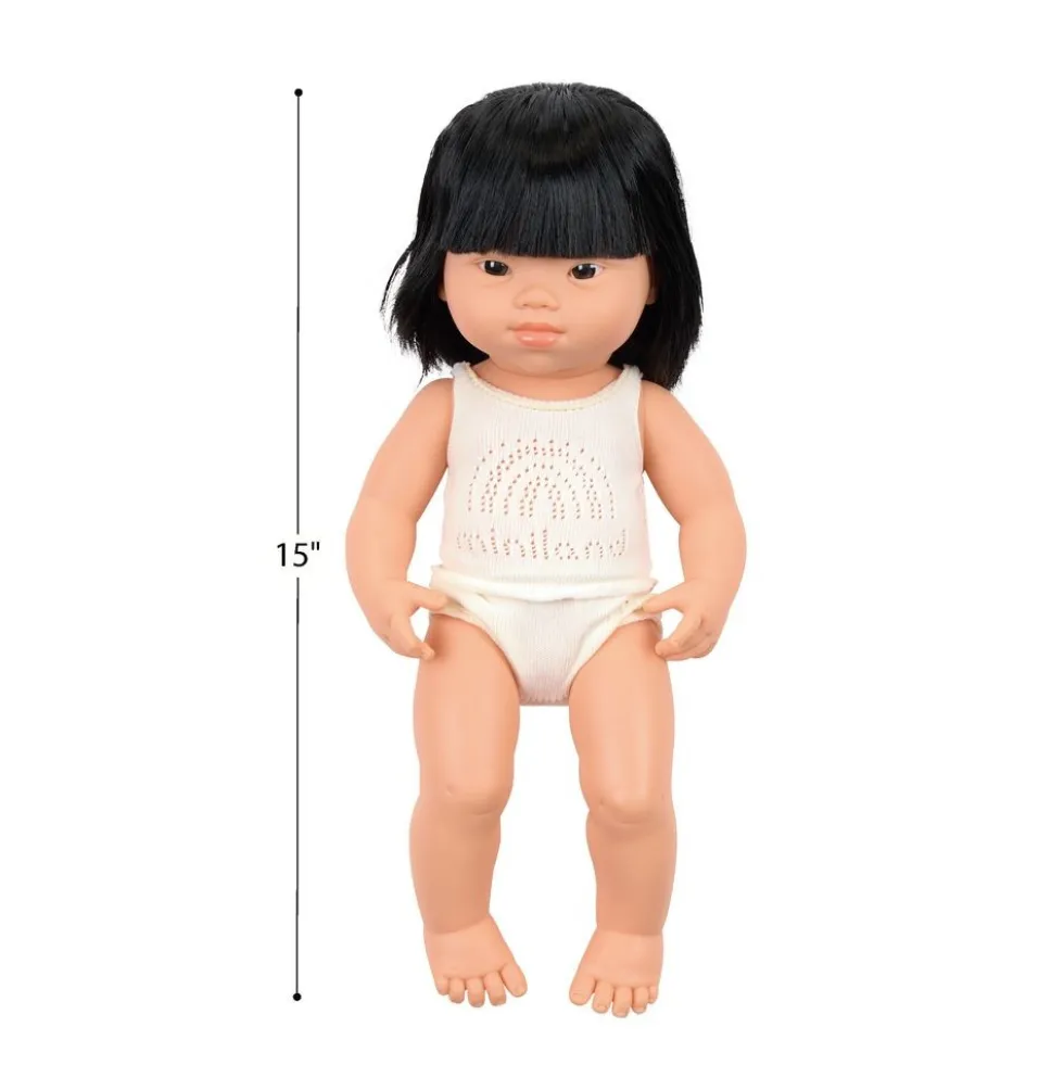 Down Syndrome 15" Doll Asian Girl