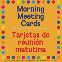 Dual Language Morning Meeting Cards - (Lenguaje Dual: Tarjetas de Reuniones Matutinas) - 40 Cards