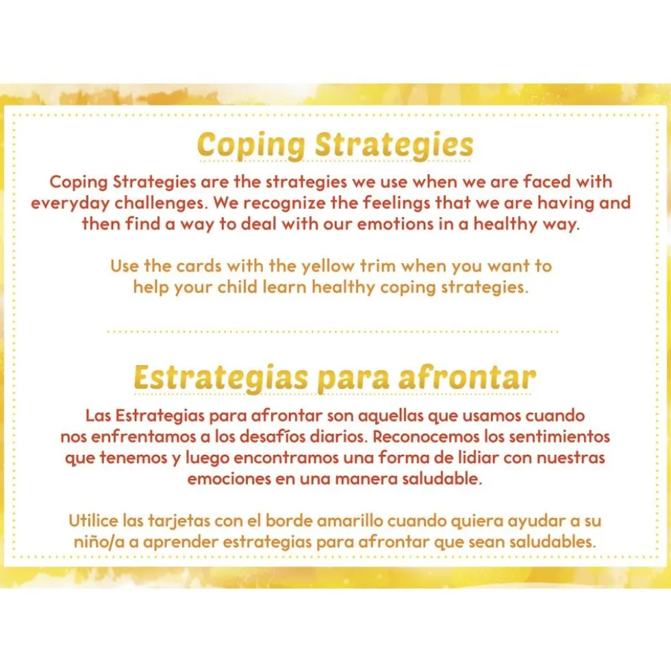 Dual Language SEL Conversation Cards For Home (Lenguaje Dual - Tarjetas de Conversación para el Hogar) - 18 Cards