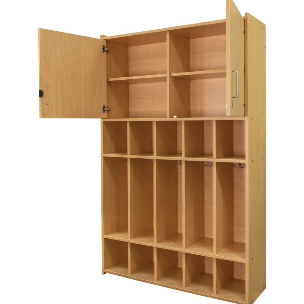 Dual Purpose Student Locker - Maple/Maple, Assembled