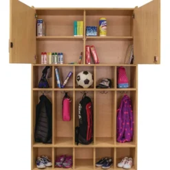 Dual Purpose Student Locker - Maple/Maple, Assembled