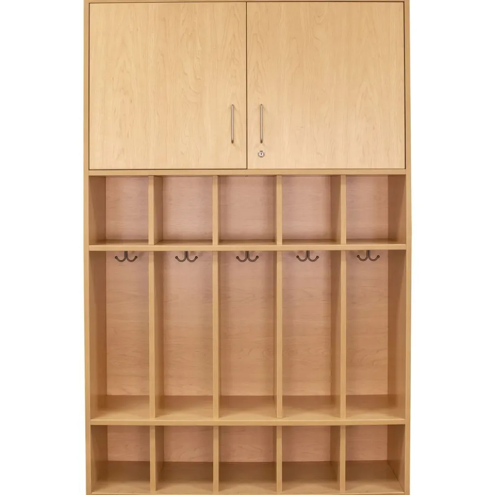 Dual Purpose Student Locker - Maple/Maple, Assembled