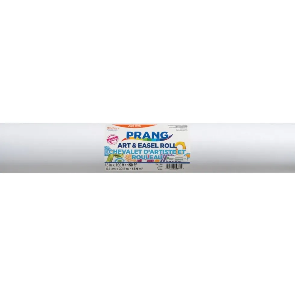Easel Paper Roll, Bright White High Quality Sulphite Paper ideal for wet or dry applications, 18" x 100'
