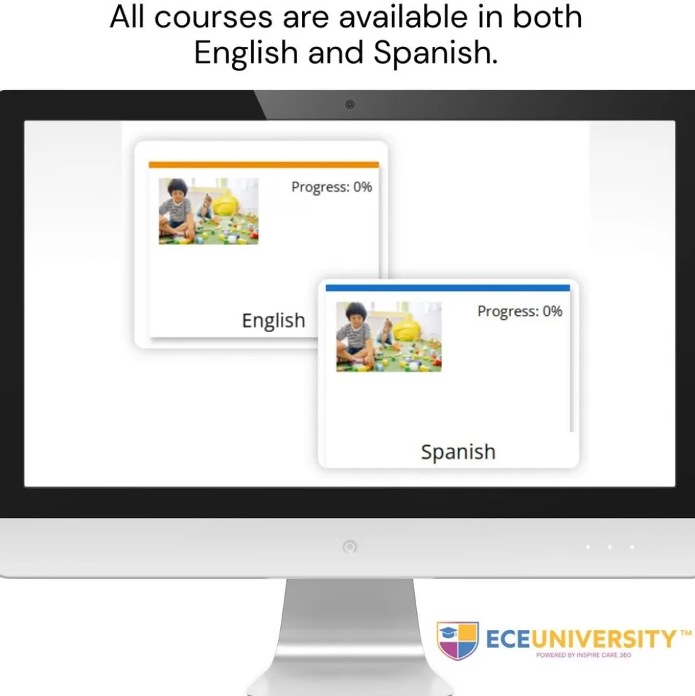 ECE University Childcare Staff Training - Online Course Library (Up to 50 Users)