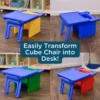 Edutray for Cube Chair (Blue) - Tray Only
