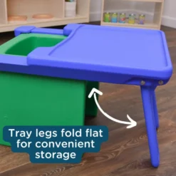 Edutray for Cube Chair (Blue) - Tray Only
