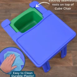 Edutray for Cube Chair (Blue) - Tray Only