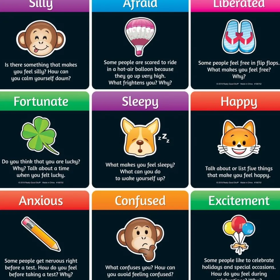 Emoji Feelings Cards and Cubes