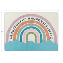 Environments® Boho Alphabet Rug