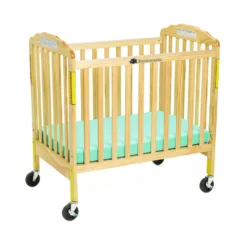Environments® Compact Natural Evacuation Crib with Mattress