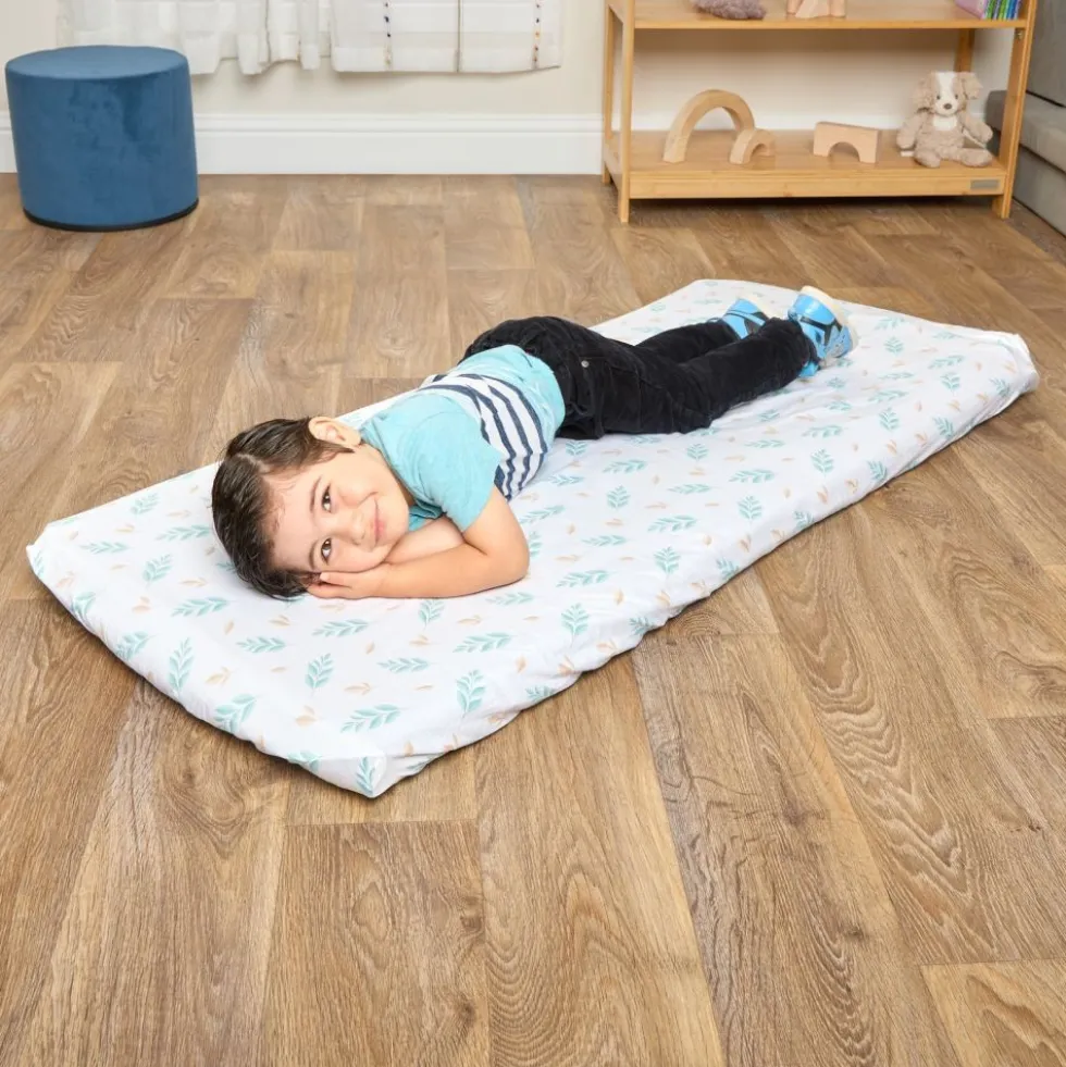 Environments® DreamStages™ Botanical + Sage Cotton Rest Mat Sheets - Set of 12