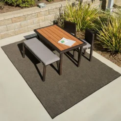 Environments® Dunes Indoor/Outdoor Carpet 6' x 9' - Ashwood