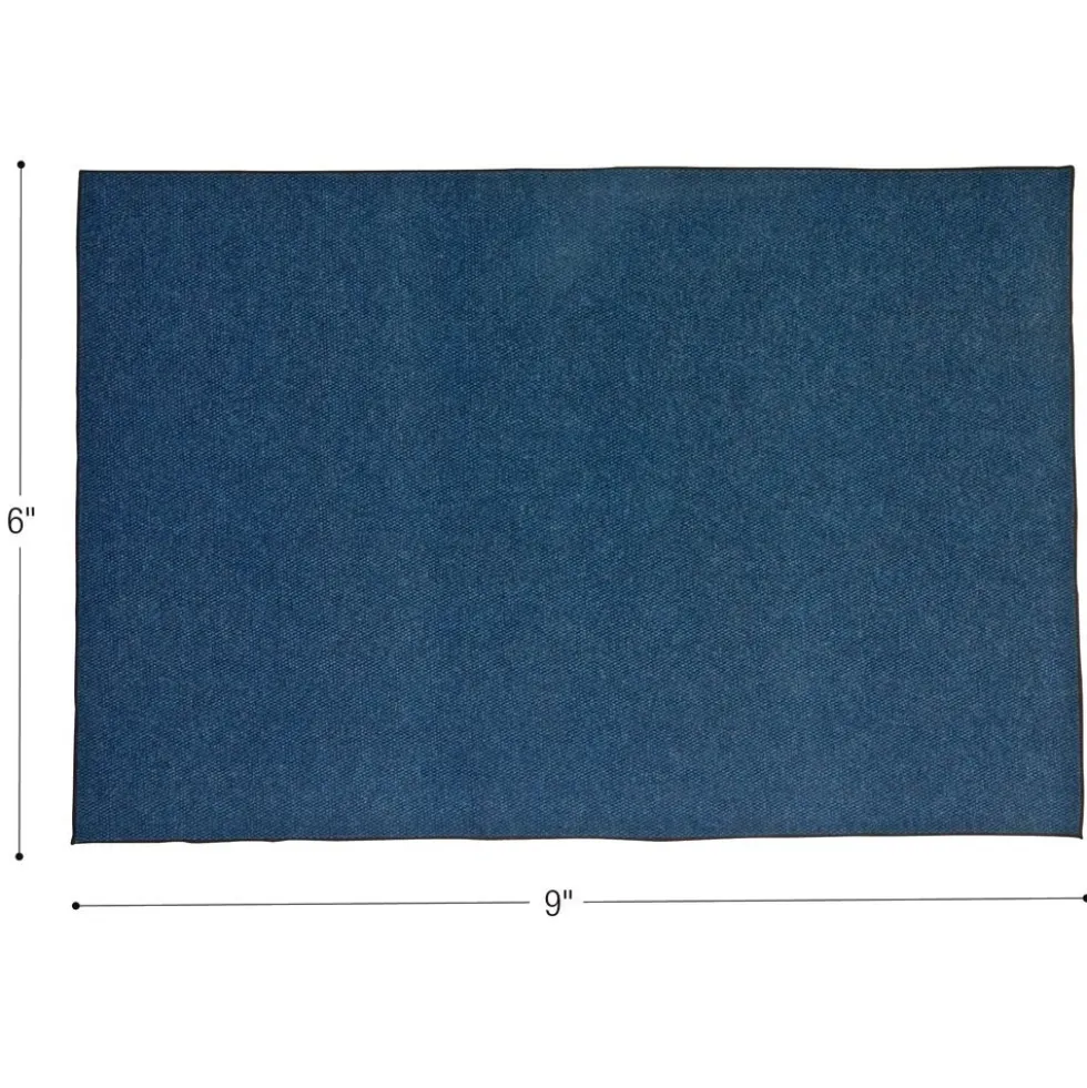 Environments® Dunes Indoor/Outdoor Carpet 6' x 9' - Mariner Blue