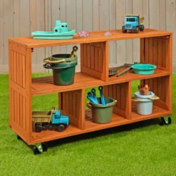Environments® Indoor/Outdoor Rolling Storage Shelf