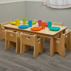 Environments® Infant/Toddler Rectangle Table & Chairs 48"L x 24W x 14"H