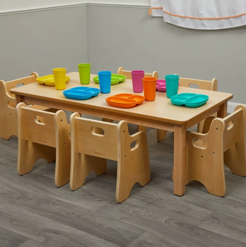 Environments® Infant/Toddler Rectangle Table & Chairs 48"L x 24W x 14"H