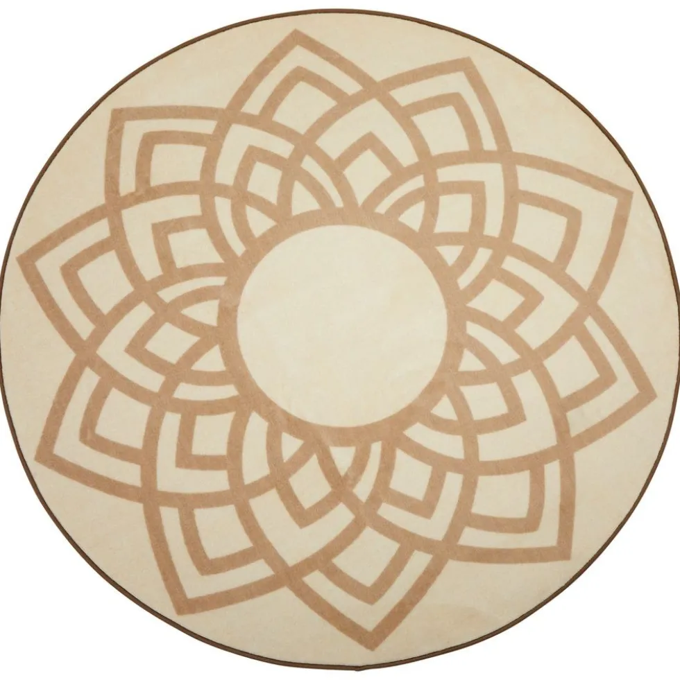 Environments® Mandala 6' Round Pixel Perfect Carpet