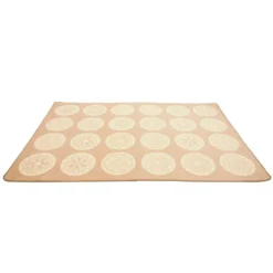 Environments® Mandala Tone on Tone Sit Spot 6' x 9' Pixel Perfect Carpet