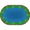 Environments® Medium Harmony Leaf Places Carpet - 6' x 9' Oval