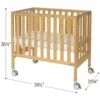 Environments® Milestones™ Bamboo Adjustable Compact Crib