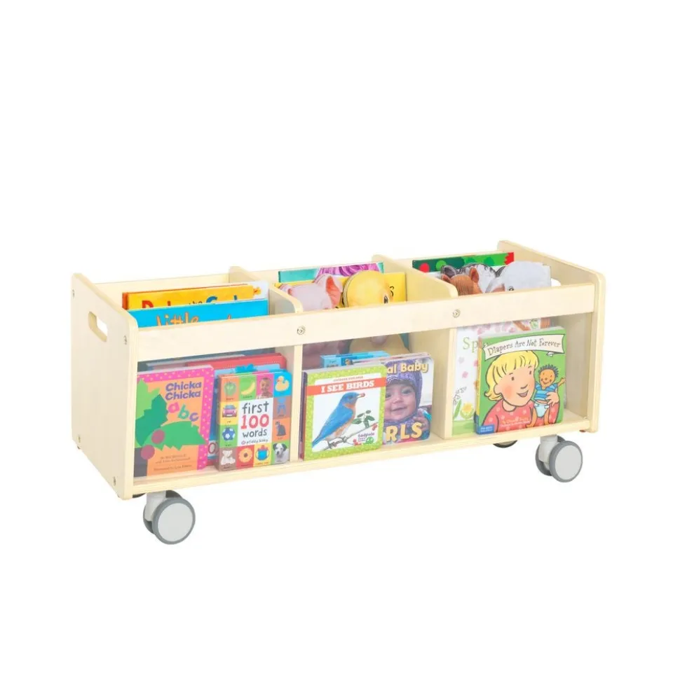 Environments® Mobile 12"H Storage Center - Assembled