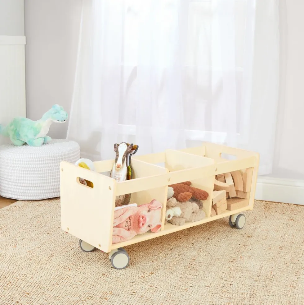 Environments® Mobile 12"H Storage Center - Assembled