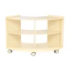 Environments® Mobile Toddler Curved Storage Unit - Assembled