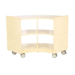 Environments® Mobile Toddler Curved Storage Unit - Assembled