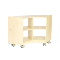 Environments® Mobile Toddler Curved Storage Unit - Assembled
