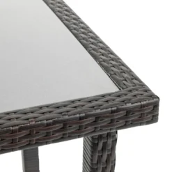 Environments® Outdoor Smooth Top Wicker Table - 21
