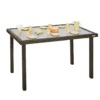 Environments® Outdoor Smooth Top Wicker Table -26" (School Age Height)