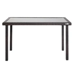 Environments® Outdoor Smooth Top Wicker Table -26