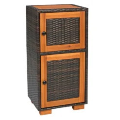 Environments® Outdoor Wicker Refrigerator