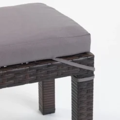 Environments® Outdoor Wicker Bench (Preschool Height)