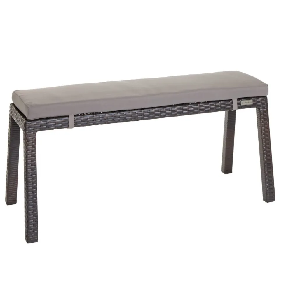 Environments® Outdoor Wicker Bench (School Age Height)