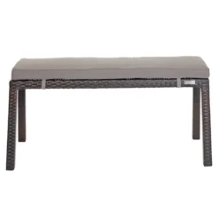 Environments® Outdoor Wicker Bench (School Age Height)