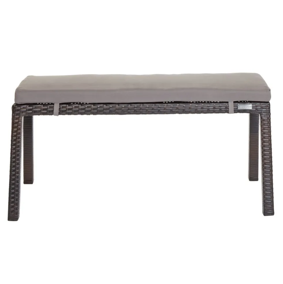 Environments® Outdoor Wicker Bench (School Age Height)