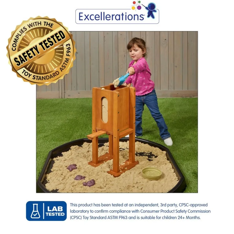 Environments® Outdoor Wooden Sand Funnel